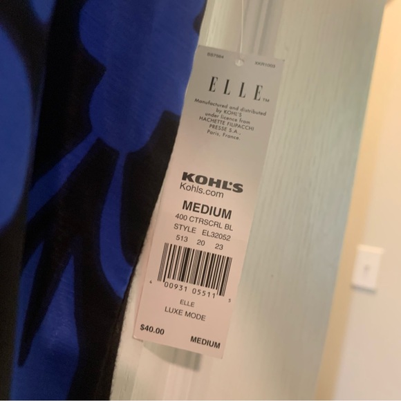 ELLE Lux Mode Rhinestone embellished blouse - Picture 4 of 7